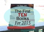 The First Ten Books For 2015
